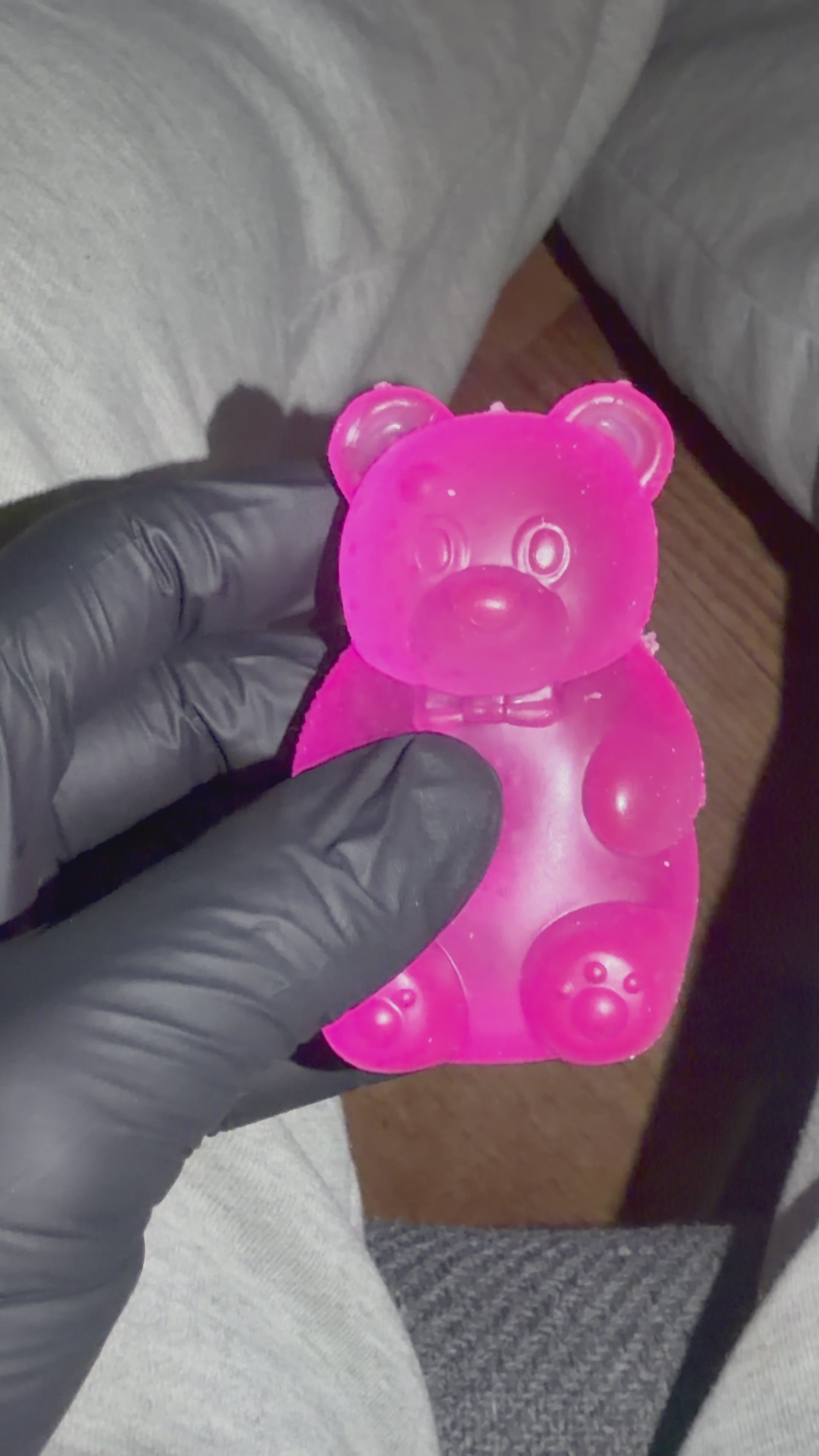 Pink Burst Slow Rise Squishy Gummy Bear | Premium Fidget Toy for Stress & Anxiety Relief